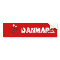 Danish Axe for Denmark admirers around the globe Bumper Sticker