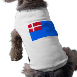 Danish blue ensign, Denmark Dog T Shirt