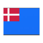 Danish blue ensign, Denmark Postcard