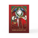 Danish Christmas Card - Santa Claus - Glædelig jul