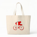 Danish cycling Denmark flag Bicycle Dane gear Canvas Bags