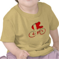 Danish cycling Denmark flag Bicycle Dane gear t-shirts
