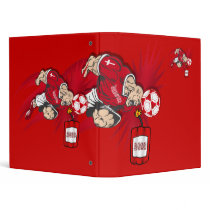 Danish Dynamite Denmark 2010 soccer gifts Vinyl Binder