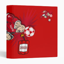 Danish Dynamite Denmark 2010 soccer gifts Vinyl Binder