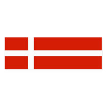 Danish Flag Gift Tag business cards