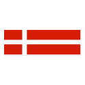 Danish Flag Gift Tag business cards