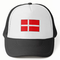 Danish Flag T-shirts and Gifts Trucker Hats