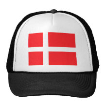 Danish Flag Trucker Hat