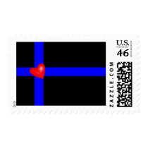 Danish Leather Pride Flag Stamp