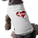 Danish love for Denmark fans worldwide Dog Shirt