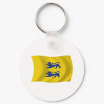 Danish Minority of Southern Schleswig Flag Keychai keychains