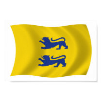Danish Minority of Southern Schleswig Flag Poster posters