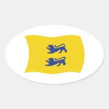 Danish Minority of Southern Schleswig Flag Sticker
