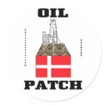 Danish Oil Patch,Sticker,Oil Field Trash,Oil,Rigs