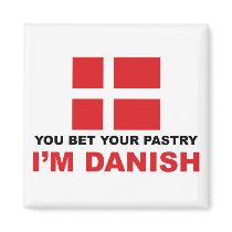 Danish Pastry Fridge Magnets