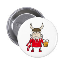 Danish Viking Fan buttons