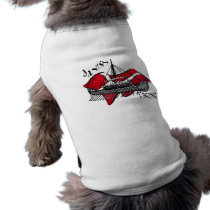 Danish Viking Ship cultural gifts of Denmark Dog Shirt