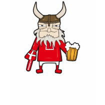 Danish Viking T-shirt by weemad Danish Viking T-shirt