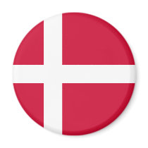 Danmark Flag magnets by sergemayifuila Danmark Flag magnets