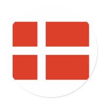 Dannebrog stickers by Danoise Dannebrog stickers