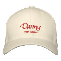 Danny Name Cap / Hat embroidered hats by toppings Danny Name Cap / Hat embroidered hats