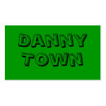 Danny, Town Business Card