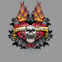 Danse Macabre - Skull Tattoo t-shirts by tkat2600 Danse Macabre - Skull Tattoo t-shirts