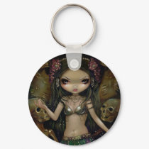 "Danse Macabre :  Tribal Fusion" Keychain