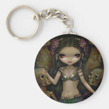 "Danse Macabre :  Tribal Fusion" Keychain