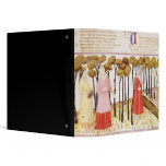 Dante and Virgil  at the Summit of Purgatory Vinyl Binder