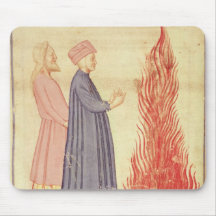 Dante and Virgil  recognise Ulysees Mousepads