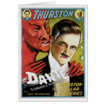 Dante ~ Europe's Magician Vintage Magic Act Greeting Cards