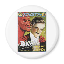 Dante ~ Europe's Magician Vintage Magic Act Fridge Magnet