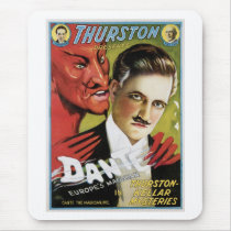 Dante ~ Europe's Magician Vintage Magic Act Mousepads