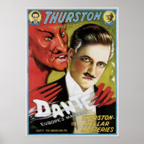 Dante ~ Europe's Magician Vintage Magic Act Print
