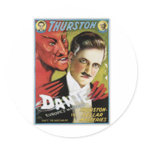 Dante ~ Europe's Magician Vintage Magic Act Stickers
