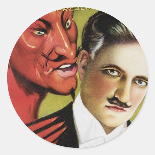 Dante ~ Europe's Magician Vintage Magic Act Stickers