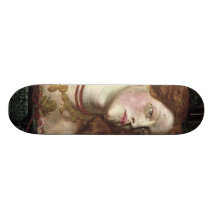 Dante Gabriel Rossetti Art Custom Skateboard