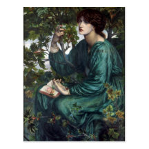 Dante Gabriel Rossetti Art Post Card