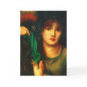 Dante Gabriel Rossetti Greensleeves card by greenbaby Dante Gabriel Rossetti Greensleeves card