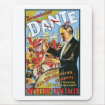 Dante ~ The Mysterious Magician Vintage Magic Act Mouse Pads