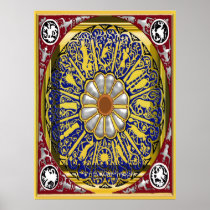 dante zodiac print