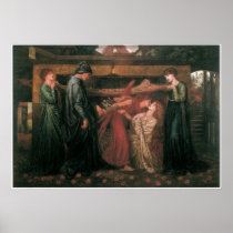 Dante's Dream at the Time of the Death of Beatrice Poster