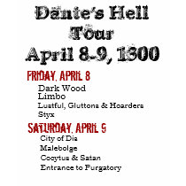Dante's Hell Tour t-shirts by BodyofChrist Dante's Hell Tour t-shirts