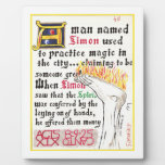 Dante's Inferno, Canto XIX Plaque
