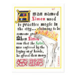Dante's Inferno, Canto XIX Postcard
