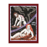 Dante's Inferno, Canto XVIII Postcard