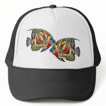 Dantes Sea Angelfish Ball Cap Hats