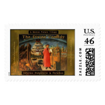 Dante's Trilogy Feature Film Official Poster postage by lchecchi Dante's Trilogy Feature Film Official Poster postage