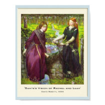 "Dante's Vision of Rachel and Leah" posters by cowboyannie "Dante's Vision of Rachel and Leah" posters